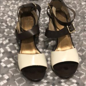 Chunky and strappy heels